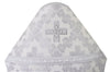 Priest Vestment Royal Cross White (Old Athonite Brocade Style)