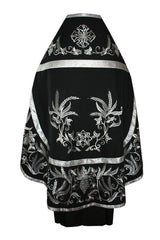 Black Embroidered Vestment