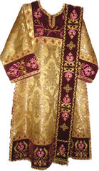 Brocade/ Embroidered Deacon Vestment