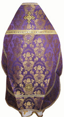 Purple Brocade Priest Vestment
