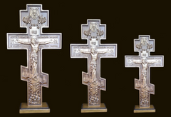 Crucifix on stand