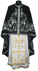 Black Priest Embroidered Vestment