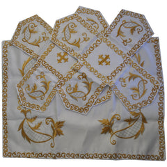 Chalice Cover Set Embroidered (Various Colors & Designs)