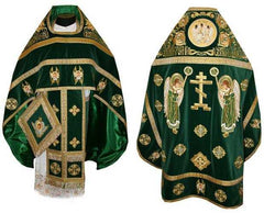 Green Priest Embroidered Vestment