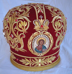 Hand Made Red Mitre