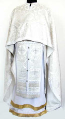 White Brocade Priest Vestment